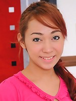 Cute teen ladyboy with a sweet smile